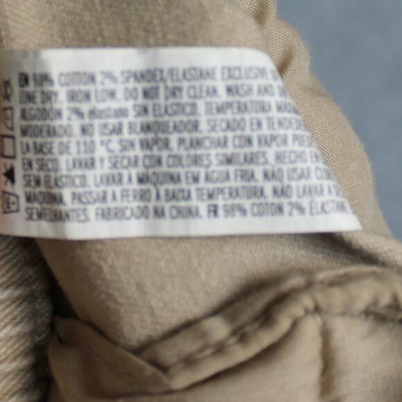 Mens Forever 21 Beige Drawstring Joggers Heavy cotton/spandex‎ blend Size Large - Picture 6 of 6